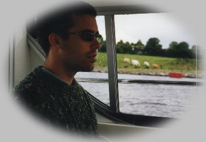 Ich in Irland auf dem Boot